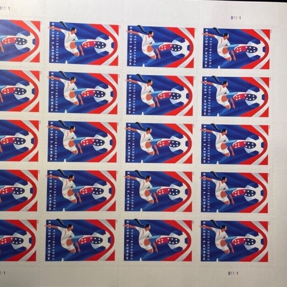 Mint US Women's Soccer Pane of 20 Scott# 5754 (MNH#205647153812 - Picture 3 of 3